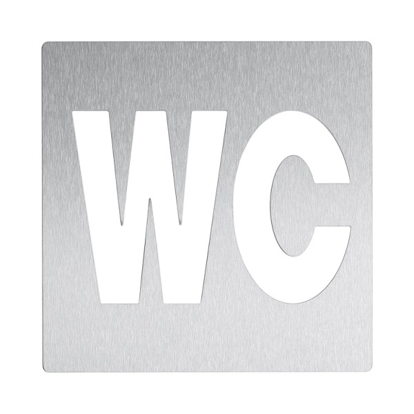 RVS pictogram WC AC404 in 2 varianten leverbaar van Wagner Ewar GmbH 700404,700405