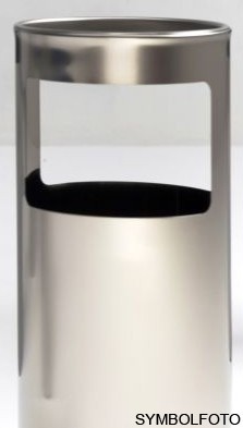 Graepel G-Line Pro Livigno staande asbak in design geborsteld RvS 1.4016 G-line Pro K00031929