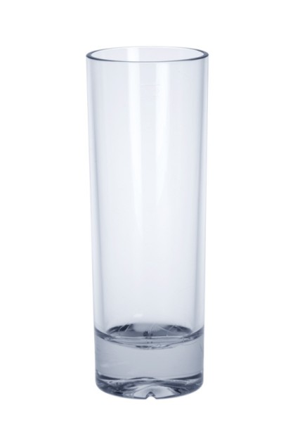 Crystal clear Longdrink glas 0,2l SAN of plastic dishwasher safe Schorm GmbH 9091