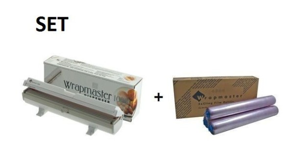 Vershoudfolie Wrapmaster 1000 en Wrapmaster 1000 dispenser voor nauwkeurige handling Wrapmaster 63M10,18C35