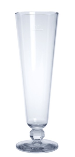 Bierglas van kunststof is glashelder 0,2l - 0,3l SAN Kristalhelder robuust Schorm GmbH 9068,9069