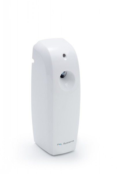 Aircare - LED 270ml Aerosol Dispensers with pre-programmed time intervals in a discrete white design Pelsis ADMA270W