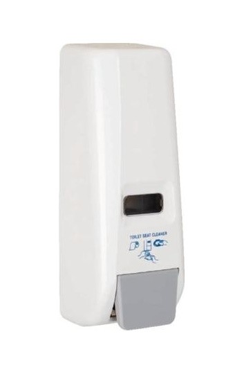 Clean your Seat WC bril desinfectie dispenser 400 ml wit ABS plastic