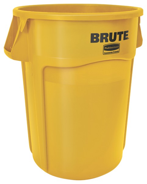 Ronde Brute Utility container 166,5 ltr, Rubbermaid Rubbermaid Farbe:Gelb 76183573