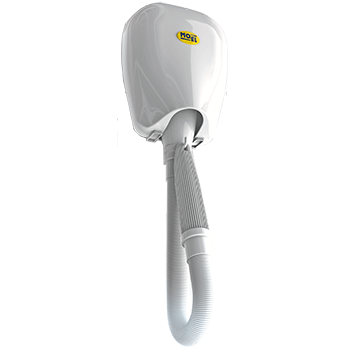 Five Stars hair blower 329TR in white made of ABS with 900W for wall mounting from Moel MO-EL 329TR