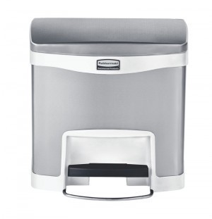Stainless steel waste bin with pedal 15 liter in diff. colors RUBBERMAID Rubbermaid RU 1901983