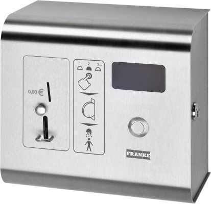 Franke coin-operadet controller with automatic interruption of shower-duration Franke GmbH AQUA802,AQUA803