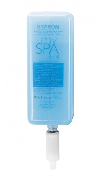MySpa huidvriendelijke (na)vulling 3-in-1: handzeep, shampoo en douchegel 350 ml. Hyprom SA 0350-100