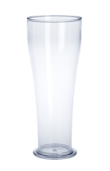 SET 10 stuks Witbierglas 0,3L SAN kristal helder van plastic herbruikbaar en robuust Schorm GmbH 9073