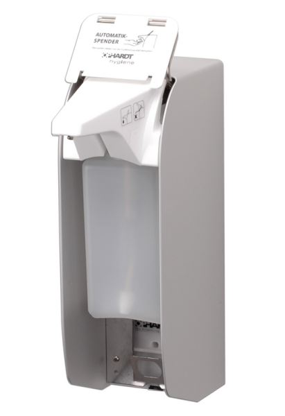 Zeep desinfectiemiddeldispenser aluminium wandmontage wegwerppomp aluminium grijs 4402148