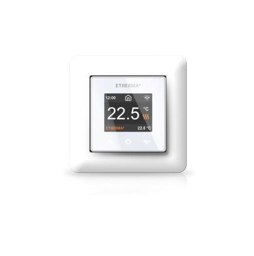 Etherma eTOUCH-PRO-1-W Smart-Thermostat mit Wi-Fi und App-Steuerung 41236