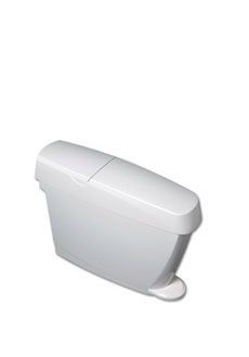 Feminine hygiene bins - Sanibin 15 liter - Space-saving capacity Pelsis  FHB15W,FHB15G