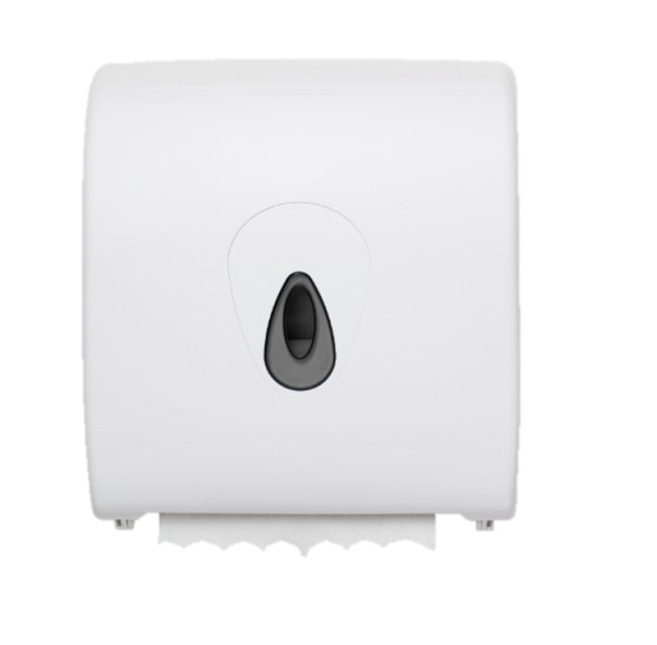Handdoekroldispenser mini wit plastic PlastiQline 14170
