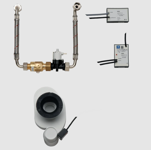 Elektronische sifonbesturing voor onzichtbare montage, voor contactloze spoeling van KWC RVS urinoirs
