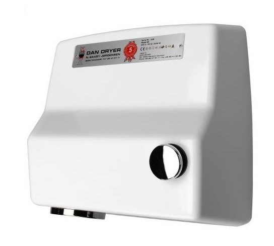Reliable hand- respectively hair dryer AA with pushbutton from Dan Dryer Dan Dryer A/S  100