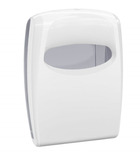 Witte toiletbril dispenser papieren pad 200 vel kunststof Marplast MP 910