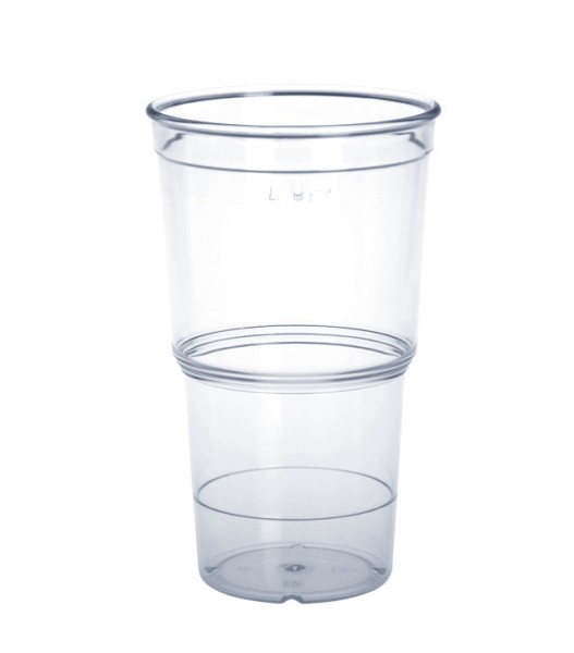 Plastic ECO-Cup available in 0,25l or 0,4l PC crystal clear Schorm GmbH 9064,9065