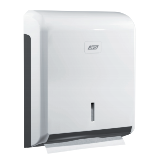 JVD CleanLine ZIG-ZAG white handtowel dispenser plastic 899604