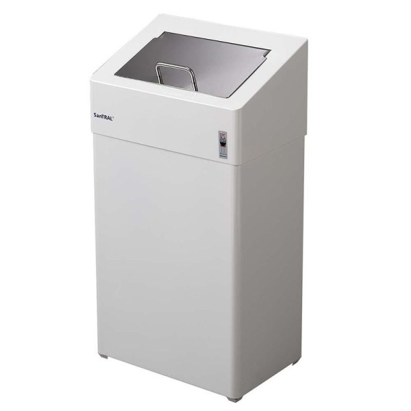 Dan Dryer Classic hyginische RVS afvalemmer 10 L voor damesverband wit Dan Dryer A/S 1413345
