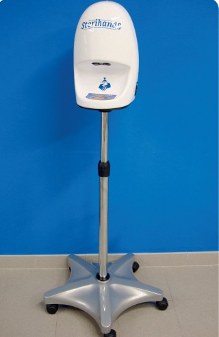 Automatic mobile atomiser for hands sanitising with battery + stand refillable and sensor 1L Gamar SH400,SH400