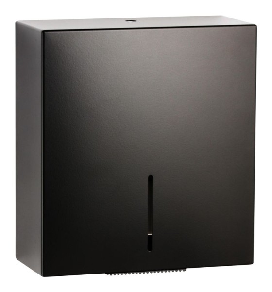Toiletrolhouder jumbo RVS mat zwart B-9890.MBLK
