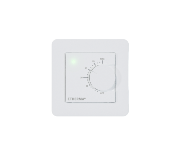 Etherma eBASIC-1 thermostaat met app-functie en draaiwiel 41278