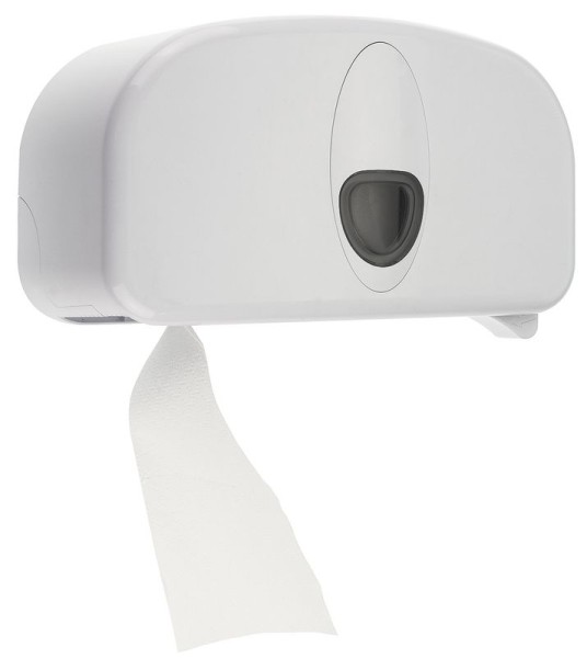 Toiletrol dispenser gemaakt van ABS plastic voor 2 systeemrollen van PlastiQline 2020 PlastiQline 2020 3205