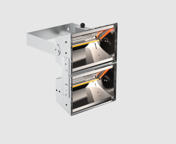 Verticale aluminium heater 4000 watt Mo-el 892P