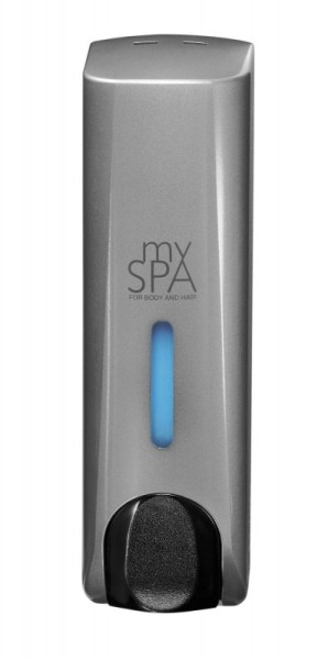 MySpa 3-in-1 dispenser voor handzeep, douchegel en shampoo (zilver) Hyprom SA  0350-011