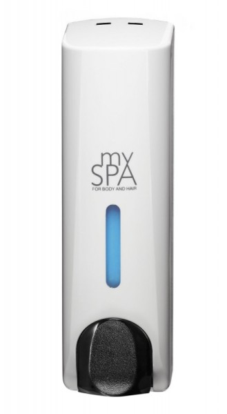 MySpa 3-in-1 dispenser voor shampoo, handzeep en douchegel (wit) - slimme koop Hyprom SA 0350-010