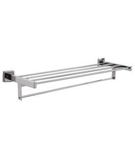 Bobrick stainless steel towel shelf with towel bar for surface mounting B-676 Bobrick B-676