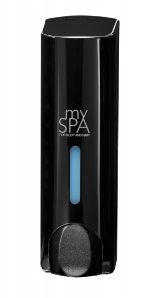 MySpa 3-in-1 dispenser voor shampoo, handzeep en douchegel (zwart) - slimme koop Hyprom SA 0350-030