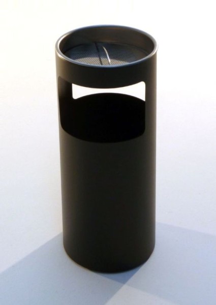 Graepel G-Line Pro Livigno staande asbak in design zwart gelakt staal G-line Pro K00031922