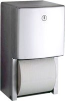 B-4288 satin brushed stainless steel surface mounted multi roll toilet tissue dispenser Bobrick B-4288