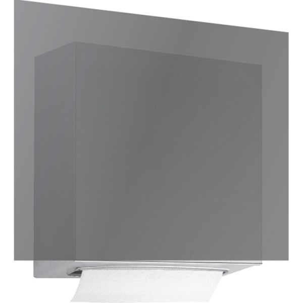 RVS dispenser WP176 voor 500 papieren handdoekjes achter spiegel van Wagner Ewar GmbH  727060