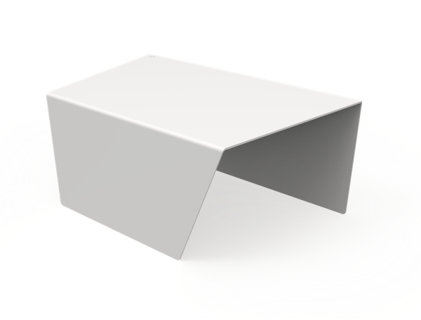 PRAHA tafel wit staal minimalistisch design Fink