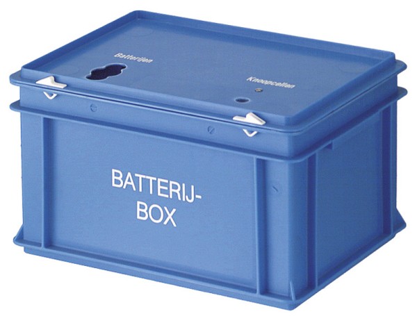 Batterijbox blauw   31003167