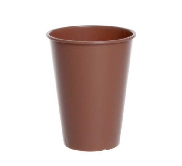 Plastic Koffie en Thee Cup 0,15l Doorzichtig of Bruin Schorm GmbH 9079,9079-1