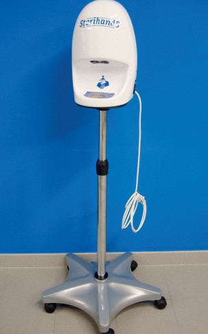 Automatic mobile atomiser for hands sanitising with power plug + stand refillable and sensor 1L Gamar SH600,SH600