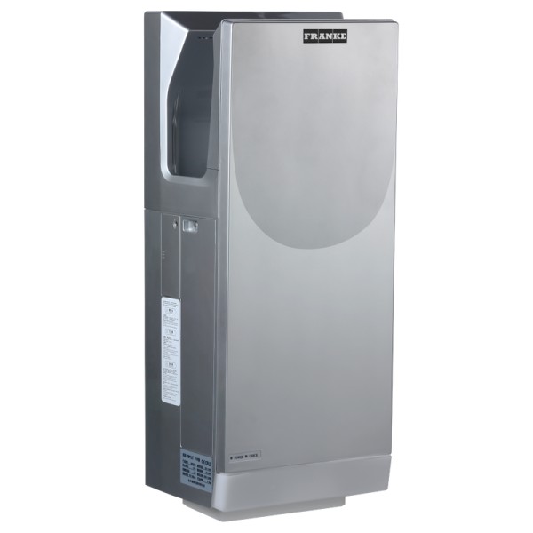 DRYERS Franke hand dryer DRYX500 silver with HEPA filter for wall mounting 1450-1900W Franke GmbH 2030036294