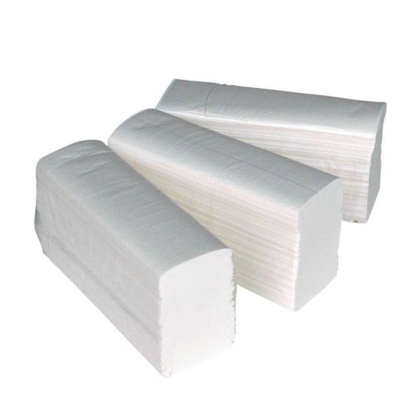 Handdoekpapier Multifold wit 2 lgs verlijmd 25x150 (3750) stuks  10131